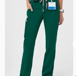 Kade Cargo Scrub Pants Hunter Green (Small Petite)